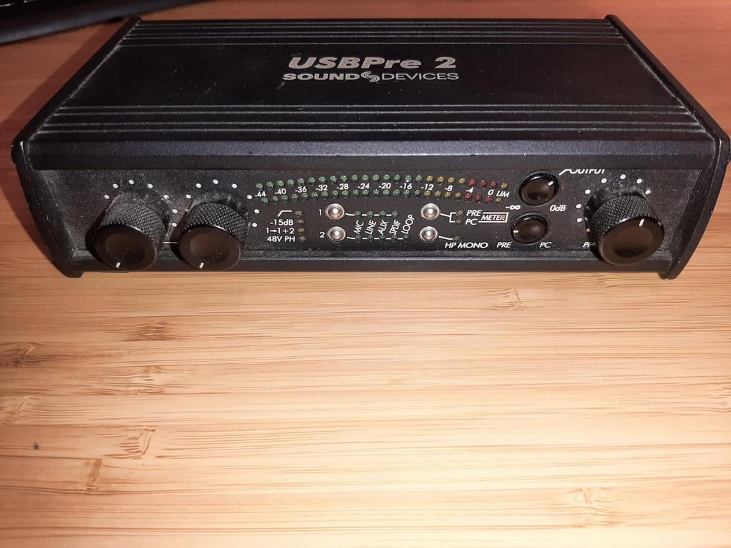 USBPre 2 Sound Devices, Musique & Instruments, Amplis | Clavier, Moniteur & Sono, Enlèvement ou Envoi