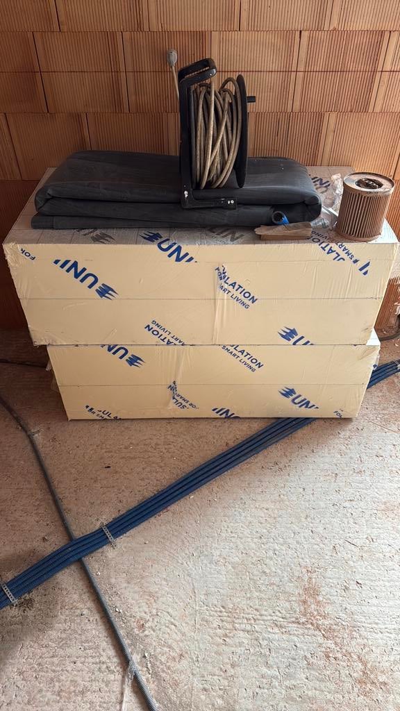 Isolatie 20cm unilin, Doe-het-zelf en Bouw, Isolatie en Afdichting, Ophalen, Zo goed als nieuw