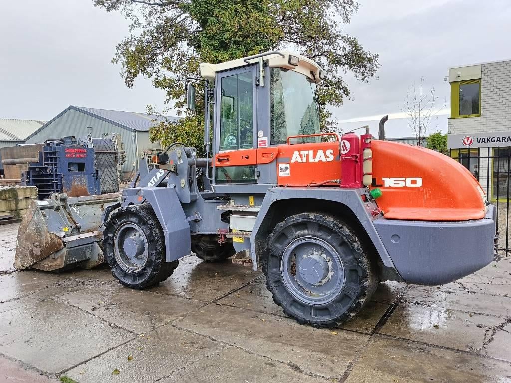 Atlas L160 terex tl160 shovel lwiellader loader ce 4x4, Wiellader of Shovel