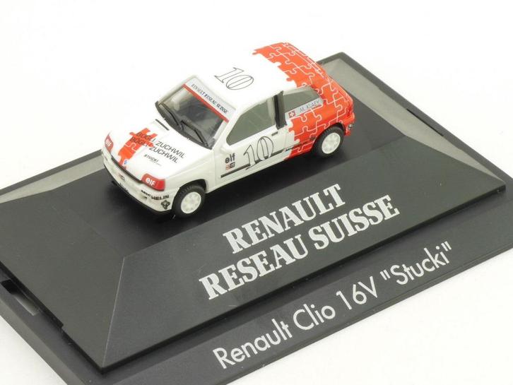 1:87 Herpa 35897 Renault Clio 16 V Rally #10 M.Klaey, Hobby en Vrije tijd, Modelauto's | 1:87, Zo goed als nieuw, Auto, Herpa