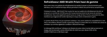 [Ventirad CPU] AMD Wraith Prism (Socket AM4) beschikbaar voor biedingen