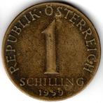 Oostenrijk : 1 Schilling 1959  KM#2886  Ref 15985, Postzegels en Munten, Ophalen of Verzenden, Oostenrijk, Losse munt