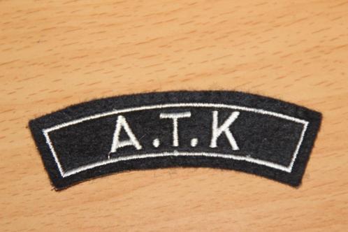 ABL "Patch de fonction en unité "ATK"", Collections, Objets militaires | Général, Armée de terre, Envoi