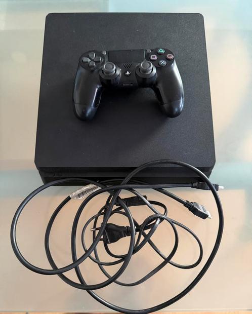 PLAYSTATION 4 SLIM 500 Go + MANETTE + HDMI + ALIMENTATION, Games en Spelcomputers, Spelcomputers | Sony PlayStation 4, Zo goed als nieuw