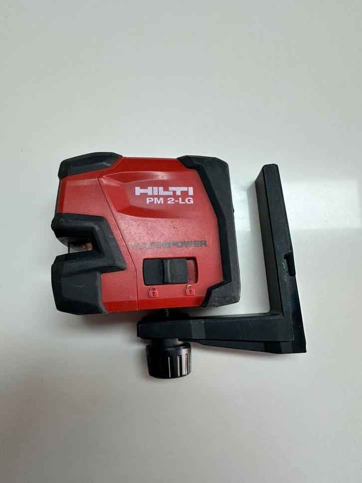 Hilti groene kruislijnlaser type PM2-LG in topstaat !, Bricolage & Construction, Instruments de mesure, Comme neuf, Enlèvement ou Envoi