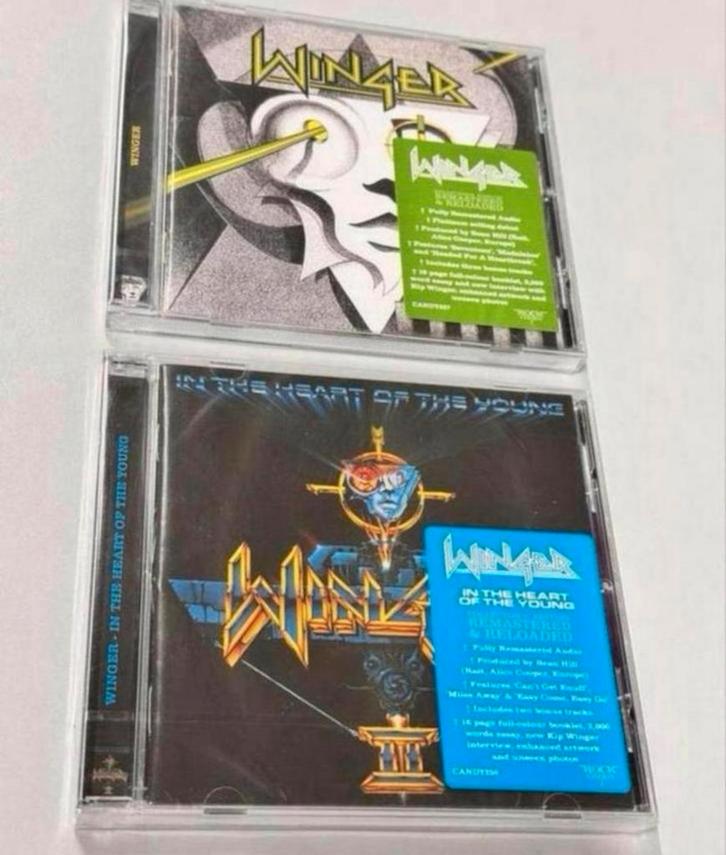 2X SEALED Winger - In The Heart Of The Young Candy Bonus, Cd's en Dvd's, Cd's | Rock, Nieuw in verpakking, Ophalen of Verzenden