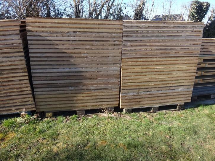 Panneaux de jardin pour cabane ou abris, Jardin & Terrasse, Abris de jardin, Comme neuf, Abri de jardin, Bois, 500 cm ou plus