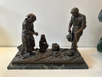 bronzen beeld Ant. Amorgasti 1922, Antiek en Kunst, Kunst | Beelden en Houtsnijwerken, Ophalen