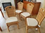 rieten stoelen, Ophalen, Gebruikt, Bruin, Rustiek