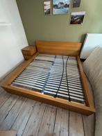 King Size bed frame + lattenbodems, Huis en Inrichting, Ophalen, Zo goed als nieuw