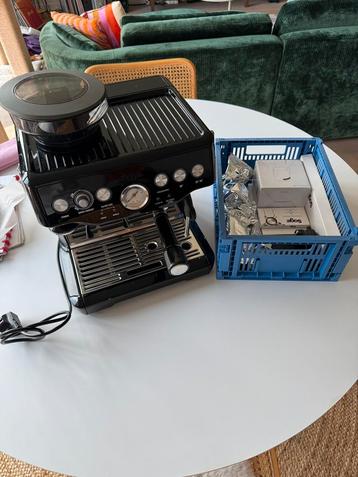 Sage Barista Express + accessoires beschikbaar voor biedingen