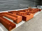 Prachtig groot lot velvet fauteuils, Huis en Inrichting, Ophalen, Gebruikt, Stof