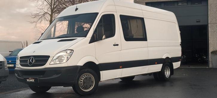 Mercedes-Benz Sprinter 516 cdi dubbel cab 5zit, Auto's, Bestelwagens en Lichte vracht, Bedrijf, Te koop, Airconditioning, Mercedes-Benz