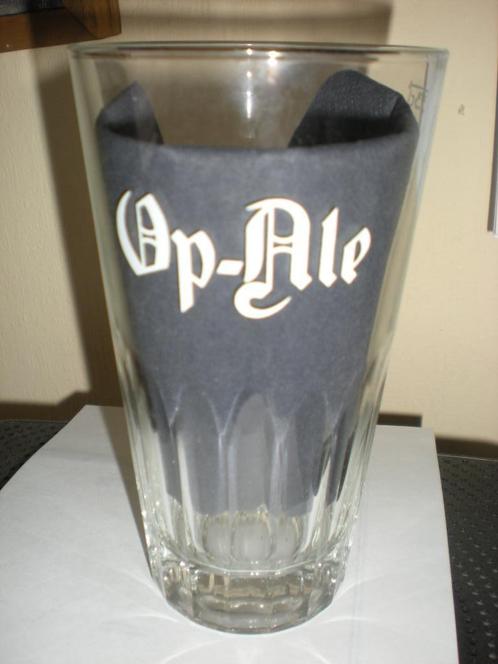 Op-Ale 33 cl, Verzamelen, Biermerken, Zo goed als nieuw, Glas of Glazen, Ophalen of Verzenden