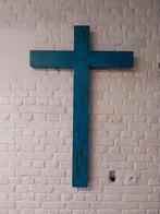 Zeer groot houten kruis uit klooster, Antiek en Kunst, Antiek | Religieuze voorwerpen, Ophalen