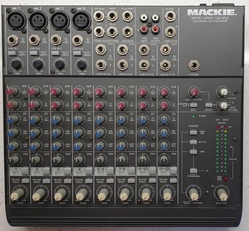 Mengpaneel Mackie 1202-VLZ, Muziek en Instrumenten, Mengpanelen, Zo goed als nieuw, 5 tot 10 kanalen, Microfooningang, Ophalen of Verzenden