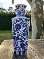 chinese blauw witte vaas, Antiek en Kunst, Ophalen