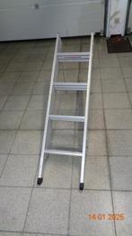 3-delige aluminium zolder ladder, Ophalen, Zo goed als nieuw, Ladder, Opvouwbaar of Inschuifbaar