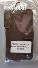 Wallet book case Samsung S6 Edge+, Telecommunicatie, Nieuw, Hoesje of Tasje, Ophalen of Verzenden