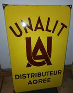 Emaille oud bord unalit, Antiek en Kunst, Ophalen