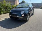 fiat 500 cabrio in nieuwstaat 25.000 km , 1ste eigenaar!!, Auto's, Stof, 4 cilinders, Cabriolet, Blauw