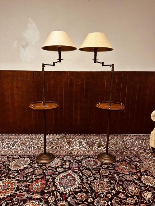 Klassiek Antiek Engels Vloerlamp, Antiek en Kunst, Antiek | Kantoor en Zakelijk, Ophalen of Verzenden
