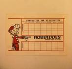 Robbedoes vloeipapier - buvard - uurrooster, Verzamelen, Ophalen of Verzenden, Zo goed als nieuw