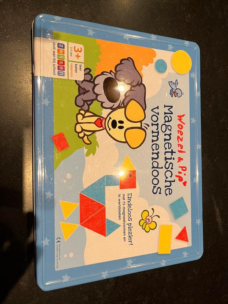 Woezel &Pip - Magnetische Vormendoos, Kinderen en Baby's, Speelgoed | Educatief en Creatief, Gebruikt, Rekenen, Ophalen of Verzenden