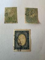 Oude postzegels Bulgarije (3) — Heraldische leeuw en Leva, Postzegels en Munten, Ophalen of Verzenden, Bulgarije