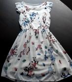 Romantisch wit jurkje met bloemen maat small, Kleding | Dames, Jurken, Ophalen of Verzenden, Wit