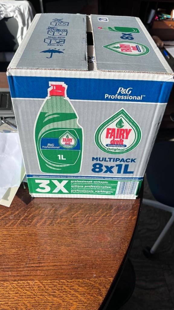 Fairy Dreft Professional 81L multipack – nieuw in doos, Maison & Meubles, Produits de nettoyage, Produit de nettoyage, Enlèvement