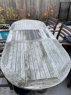 Tuintafel 210 lang 110 breed, Jardin & Terrasse, Tables de jardin, Enlèvement, Comme neuf, Bois