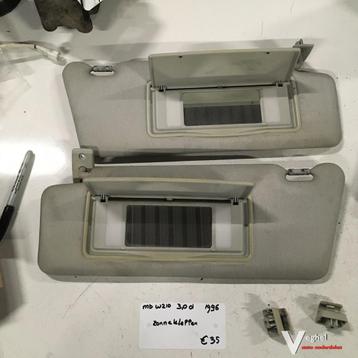 Mercedes W210 1996 Zonnekleppen set  beschikbaar voor biedingen