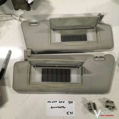 Mercedes W210 1996 Zonnekleppen set, Auto-onderdelen, Interieur en Bekleding, Gebruikt, Ophalen of Verzenden