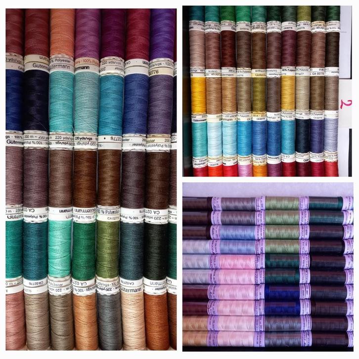 Assortiment van 50 nieuwe klossen merk naaigaren, Hobby en Vrije tijd, Naaien en Fournituren, Nieuw, Garen of Naald(en), Ophalen of Verzenden
