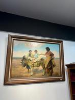 Tableau ancien signé  Albert de Sonville  (1937), Antiquités & Art, Art | Peinture | Classique, Enlèvement ou Envoi