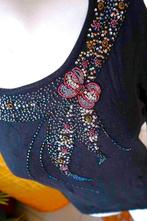 bloem vintage dressing T-shirt blouse, Kleding | Dames, Overige kleuren, Vintage Dressing, Maat 42/44 (L), Ophalen of Verzenden