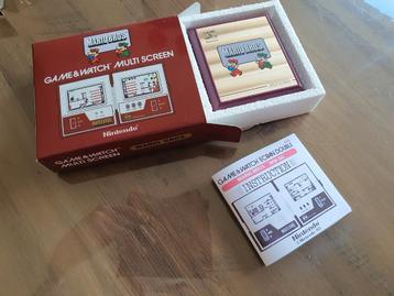 Nintendo game and watch multiscreen mariobros  beschikbaar voor biedingen