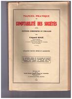 Comptabilité des sociétés - Edgard Rogé 1941, Livres, Livres d'étude & Cours, Edgard Rogé, Utilisé, Enseignement supérieur professionnel