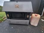 Mazoutkachel met 200liter mazout, Ophalen, Zo goed als nieuw