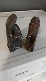 De denker 2 hout en speksteen, Antiek en Kunst, Kunst | Beelden en Houtsnijwerken, Ophalen