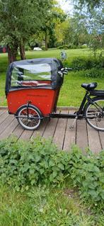 Bamboe elektrische fiets, Vélos & Vélomoteurs, Vélos | Vélos avec bac, Comme neuf, Enlèvement ou Envoi