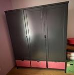 Armoire BOPITA Mix & Match noire – 3 portes + 3 tiroirs, Ophalen, Gebruikt, 150 tot 200 cm, 150 tot 200 cm