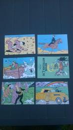 Tintin : 6 cartes postales, Comme neuf, Plusieurs BD, Enlèvement ou Envoi, Hergé