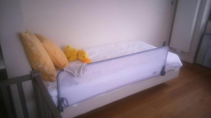 Bedrail, Kinderen en Baby's, Kinderkamer | Bedden, Zo goed als nieuw, 140 tot 160 cm, Minder dan 70 cm, Matras, Ophalen