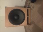 18inch subwoofer met kast, Ophalen of Verzenden, Zo goed als nieuw, Subwoofer