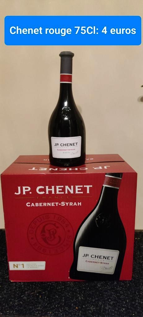 Fles rode Cabernet Syrah Chenet 75 cl., Verzamelen, Wijnen, Nieuw, Roséwijn, Ophalen