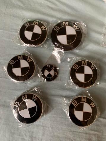 BMW Embleem  FuLL SeT 7 Stuk’s ! Black&WiT