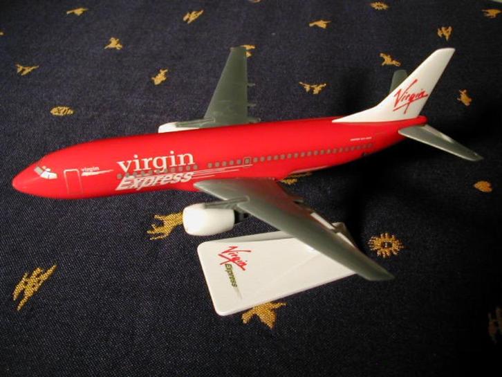 Virgin Express Scale 1-200 model Boeing B737-300 1996 Sabena, Verzamelen, Luchtvaart en Vliegtuigspotten, Nieuw, Schaalmodel, Ophalen of Verzenden