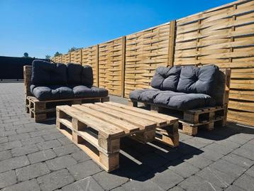 Loungeset "Euro palleten" 4 personen set  beschikbaar voor biedingen
